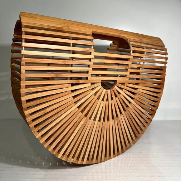 Unbranded Handbags - Bamboo Half-Moon Handbag